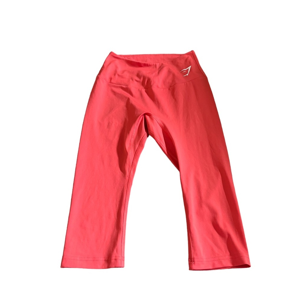 Gymshark orange cropped legging